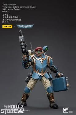 JoyToy Source 1/18 Warhammer 40K Astra Militarum Tempestus Scions Command Squad 55th Kappic Eagles Medic -model store 7b5be633ee