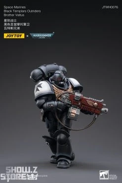 JoyToy Source 1/18 Warhammer 40K Space Marines Black Templars Outriders Brother Valtus -model store 7dcfe8a09c