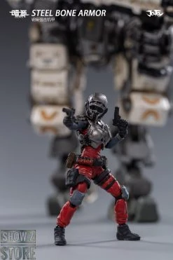 JoyToy Source 1/24 Steel Bone W/ Pilot 2nd White Version -model store 7ee32db957