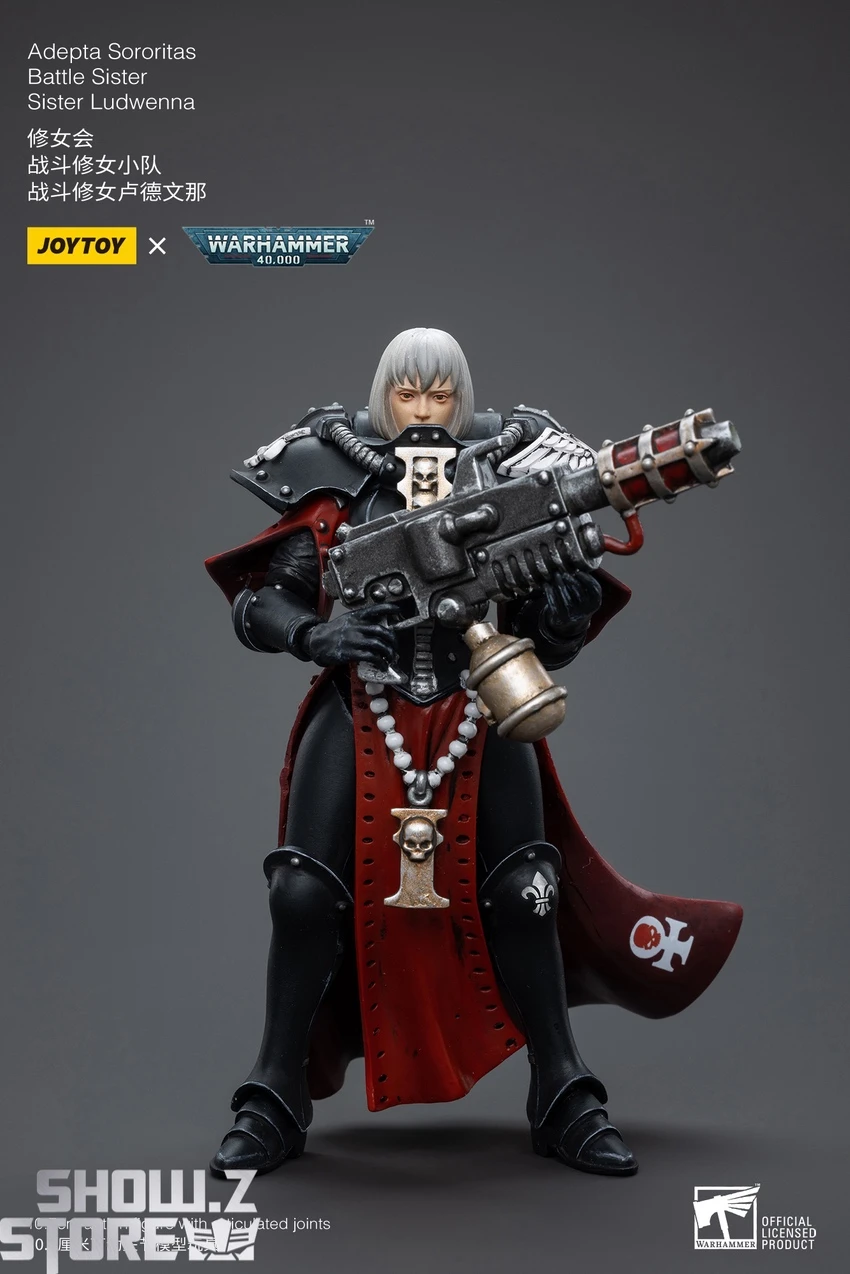 JoyToy Source 1/18 Warhammer 40K Adepta Sororitas Battle Sister Sister Ludwenna 7 JoyToy Source 1/18 Warhammer 40K Adepta Sororitas Battle Sister Sister Ludwenna - Image 5