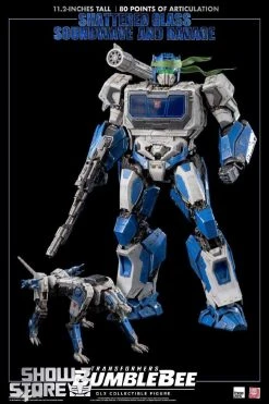 ThreeZero & Hasbro 3Z0160-EX 3Z04121W0 DLX Shattered Glass Soundwave & Ravage W/ LED -model store 801daa5864