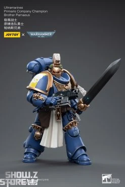 JoyToy Source 1/18 Warhammer 40K Ultramarines Primaris Company Champion Brother Parnaeus -model store 805d5fb951