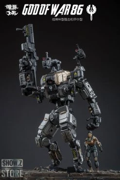 JoyToy Source Acid Rain 1/25 God Of War 86 Medium-Sized Mecha Figure Set Silver Black Version -model store 80c7839961