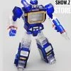 Mech Planet Hot Soldiers HS03H Mini Soundwave Clear Version -model store 81896eaccf