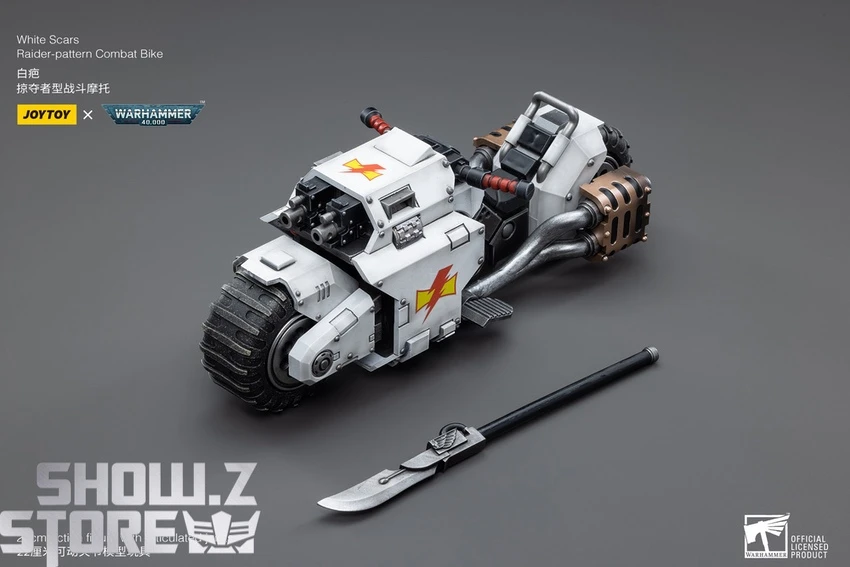 JoyToy Source 1/18 Warhammer 40K White Scars Raider-pattern Combat Bike 13 JoyToy Source 1/18 Warhammer 40K White Scars Raider-pattern Combat Bike - Image 11