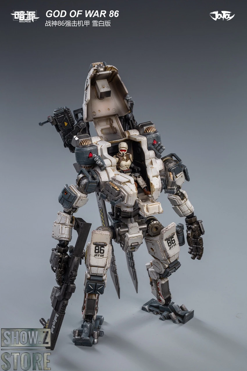JoyToy Source 1/24 God Of War 86 Mecha W/ Pilot White Version 16 JoyToy Source 1/24 God Of War 86 Mecha W/ Pilot White Version - Image 14