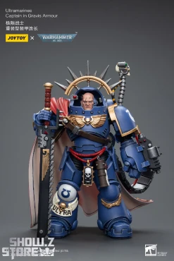 [Coming Soon] JoyToy Source 1/18 Warhammer 40K Ultramarines Captain In Gravis Armour -model store 83718b9b55