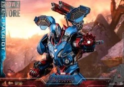 Hot Toys HotToys HT MMS547D34 1/6 Avengers: Endgame Iron Patriot Iron Man Collectible Figure -model store 8722384480