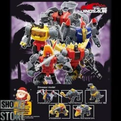 MechFansToys MF-21N(Christmas)/22N/23N/24N/25N Swoop/Slag/Sludge/Snarl/Grimlock Set Of 5