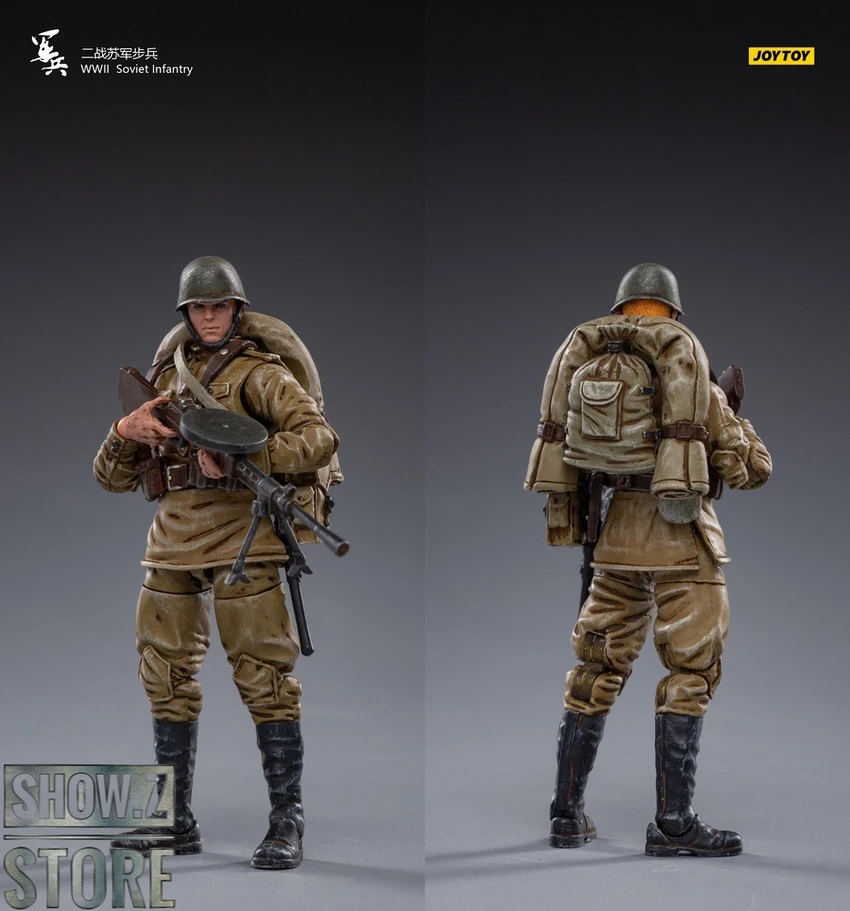 JoyToy Source 1/18 WWII Soviet Infantry Set Of 5 19 JoyToy Source 1/18 WWII Soviet Infantry Set Of 5 - Image 17