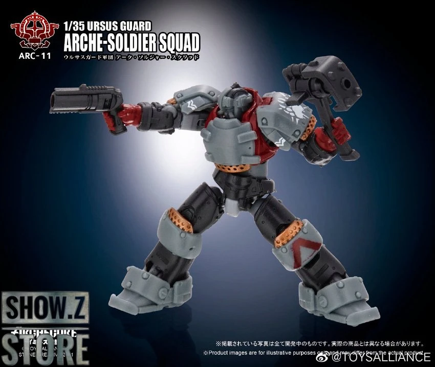 Toys Alliance ARC-11 Ursus Guard Arche-Soldier Squad Set Of 3 10 Toys Alliance ARC-11 Ursus Guard Arche-Soldier Squad Set Of 3 - Image 8