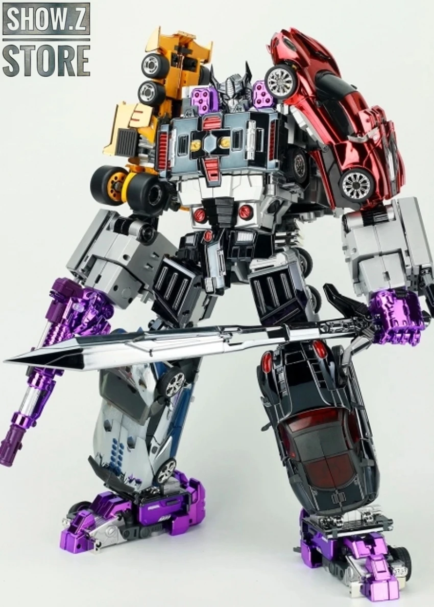 TransFormmission Havoc Menasor Combiner Set Of 5 Chrome Version 6 TransFormmission Havoc Menasor Combiner Set Of 5 Chrome Version - Image 4