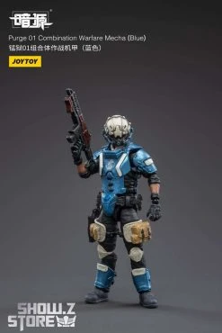 JoyToy Source 1/25 Purge 01 Combination Warfare Mecha Blue Version W/ Pilot -model store 8a38a3c359
