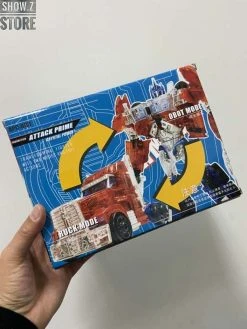 APC Toys APC-001 Attack Prime TFP Optimus Prime Clear Version W/ Black Wheels -model store 8a8a3fb08f