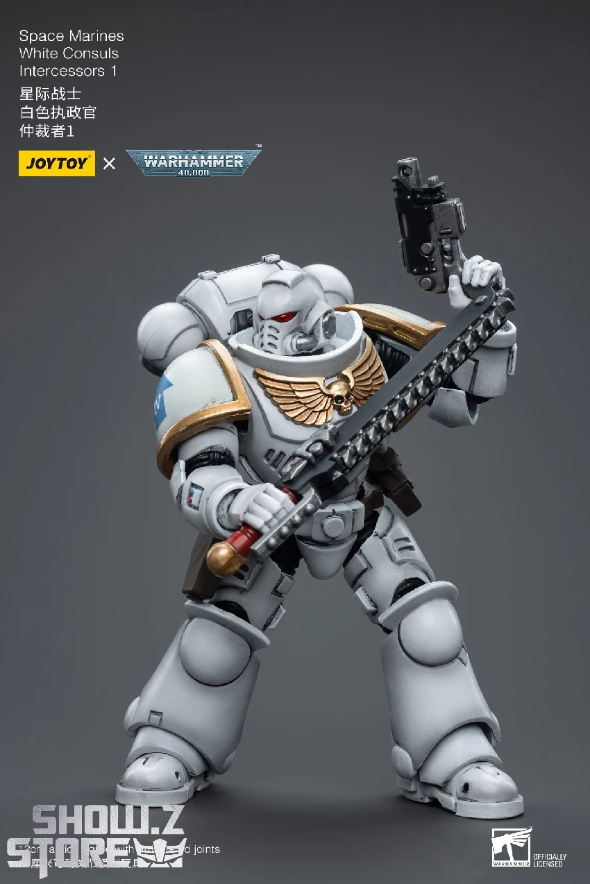 JoyToy Source 1/18 Warhammer 40K Space Marines White Consuls Intercessors 1 5 JoyToy Source 1/18 Warhammer 40K Space Marines White Consuls Intercessors 1 - Image 3