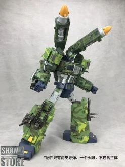 VISUAL Head Sculpt & Missiles Upgrade Kit For TFC STC-01B Supreme Tactical Commander Jungle Version -model store 8af91cebda