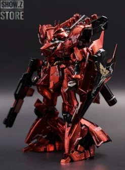 [SZ Custom] Bandai Custom RG 1/144 MSN-04 Sazabi W/ Custom Electroplated Chrome Painting -model store 8c0e1e2977