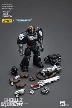 JoyToy Source 1/18 Warhammer 40K Iron Hands Intercessors Brother Ignar -model store 8c2af1c147