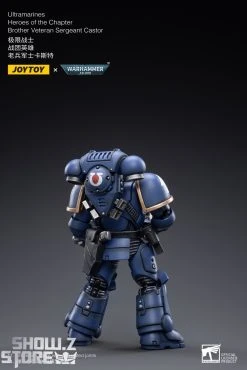 JoyToy Source 1/18 Warhammer 40K Ultramarines Heroes Of The Chapter Brother Veteran Sergeant Castor -model store 8e50a4be7b