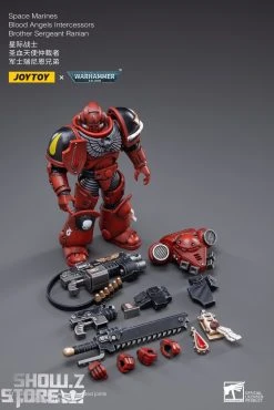 JoyToy Source 1/18 Warhammer 40K Blood Angels Intercessors Brother Sergeant Ranian -model store 8e541f91c3
