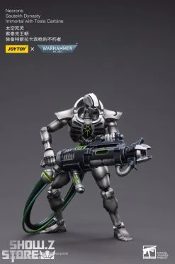 JoyToy Source 1/18 Warhammer 40K Necrons Sautekh Dynasty Immortal With Tesla Carbine -model store 90bddcb39e