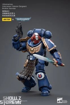 JoyToy Source 1/18 Warhammer 40K Ultramarines Intercessor Veteran Sergeant Brother Aeontas -model store 90bed023eb