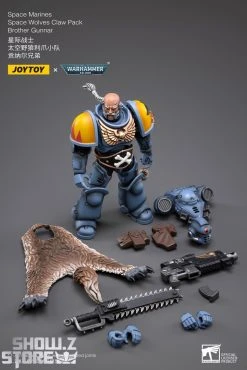 JoyToy Source 1/18 Warhammer 40K Space Wolves Claw Pack Brother Gunnar -model store 9154a04040