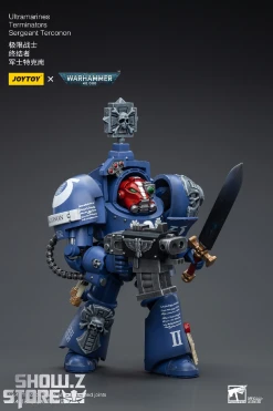 JoyToy Source 1/18 Warhammer 40K Ultramarines Terminators Sergeant Terconon -model store 91b339dfcc