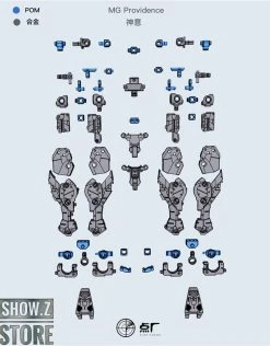 Point Factory Studio PFS02-3 Metal Parts For Bandai MG ZGMF-X13A Providence Gundam -model store 91e7aaab6a