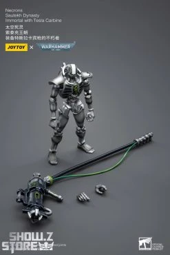 JoyToy Source 1/18 Warhammer 40K Necrons Sautekh Dynasty Immortal With Tesla Carbine -model store 9226472997