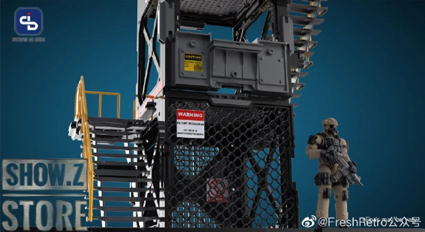 FreshRetro 1/18 1/24 SIB01 Scene In Box Watchtower Model Kit 7 FreshRetro 1/18 1/24 SIB01 Scene In Box Watchtower Model Kit - Image 5