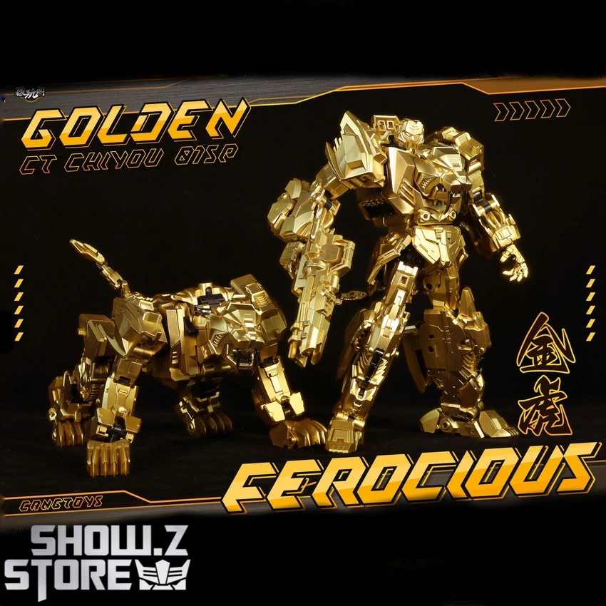 Cang-Toys CT-CY01SP Ferocious Rampage Feral Rex Golden Version 3 Cang-Toys CT-CY01SP Ferocious Rampage Feral Rex Golden Version