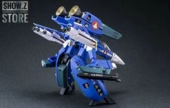 Valkyrie Factory VF 1/60 VF-1J Valkyrie Maximilian Jenius Custom Macross Robotech Blue Version W/ Super Space Part -model store 94811989de