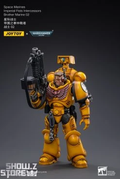 JoyToy Source 1/18 Warhammer 40K Imperial Fists Intercessors Brother Marine 02 12 JoyToy Source 1/18 Warhammer 40K Imperial Fists Intercessors Brother Marine 02 -model store 950bce73c0