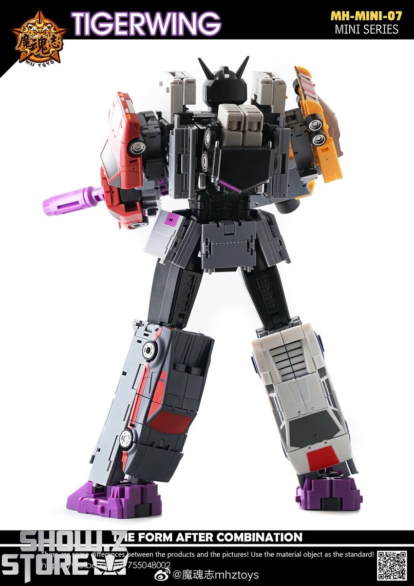 MHZ Toys MINI-07 Tigerwing Menasor Combiner Set Of 5 Oversized Version 5 MHZ Toys MINI-07 Tigerwing Menasor Combiner Set Of 5 Oversized Version - Image 3