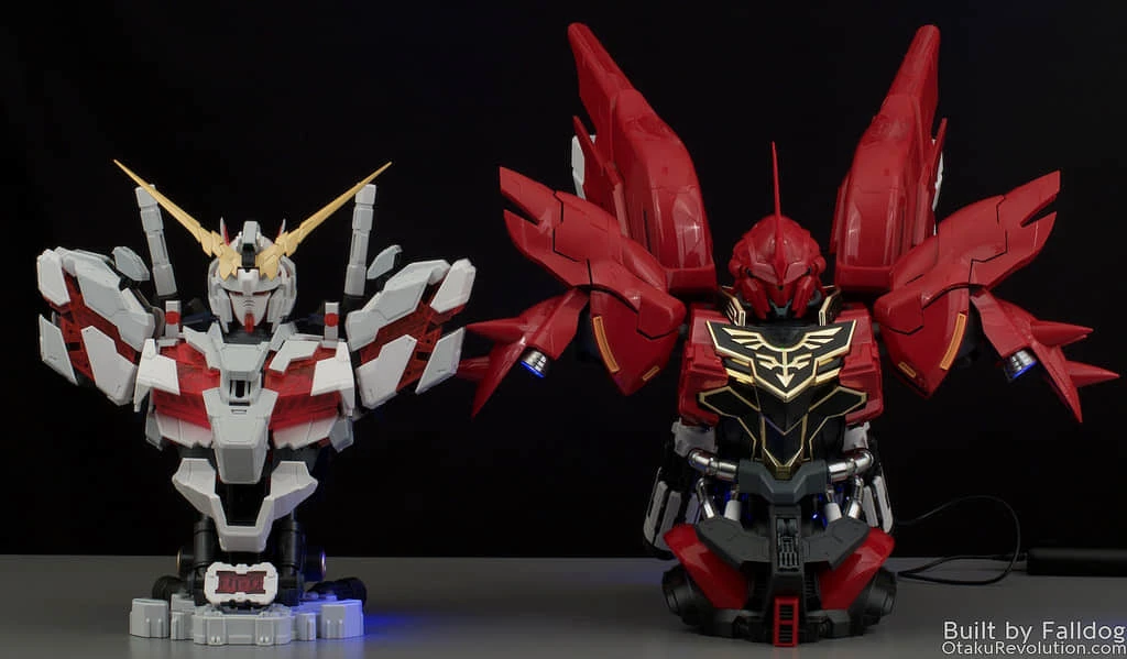 BSC Yihui YH Model 1/35 MSN-06S MNS06S SINANJU New Zeon Customized Gundam Bust Model Kit 7 BSC Yihui YH Model 1/35 MSN-06S MNS06S SINANJU New Zeon Customized Gundam Bust Model Kit - Image 5