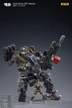 JoyToy Source 1/24 H07 Steel Bone Firepower Mecha Olive Version W/ Pilot -model store 97ec8b117e