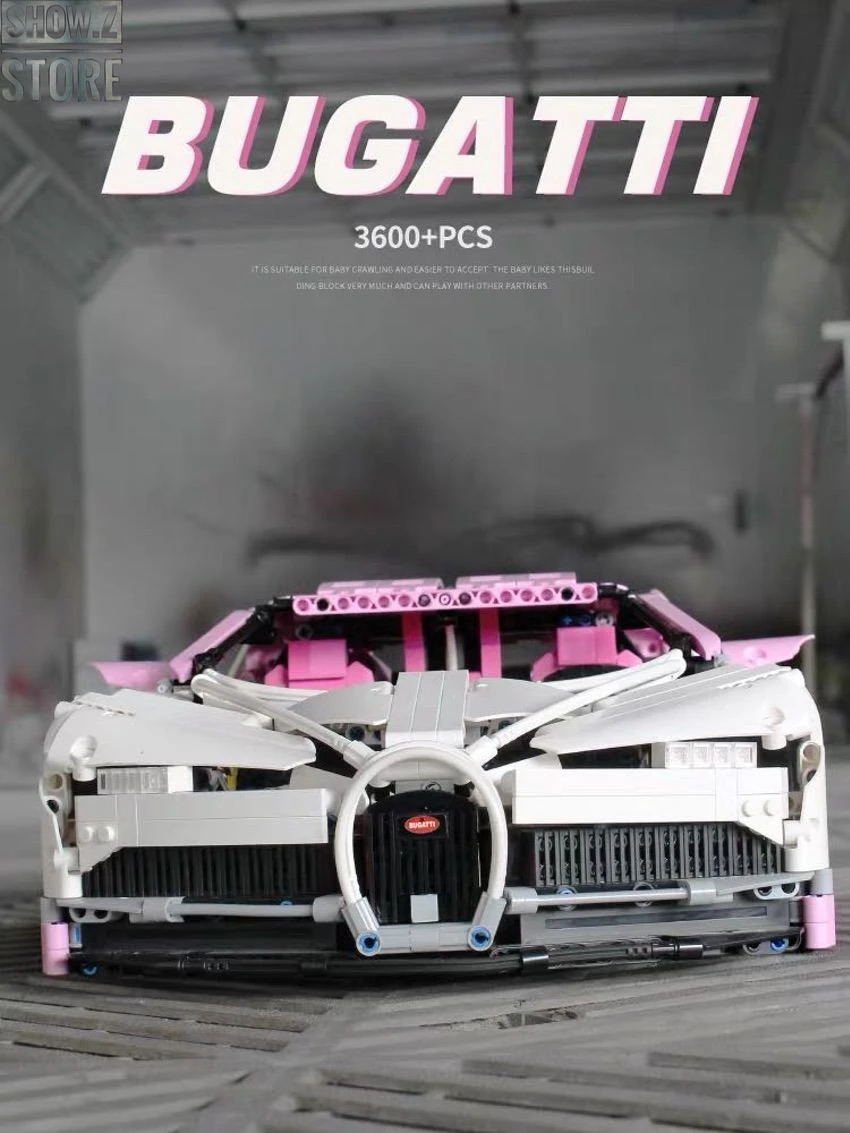 Lin07 Block 007 1/10 Bugatti Chiron Pink Version 9 Lin07 Block 007 1/10 Bugatti Chiron Pink Version - Image 7