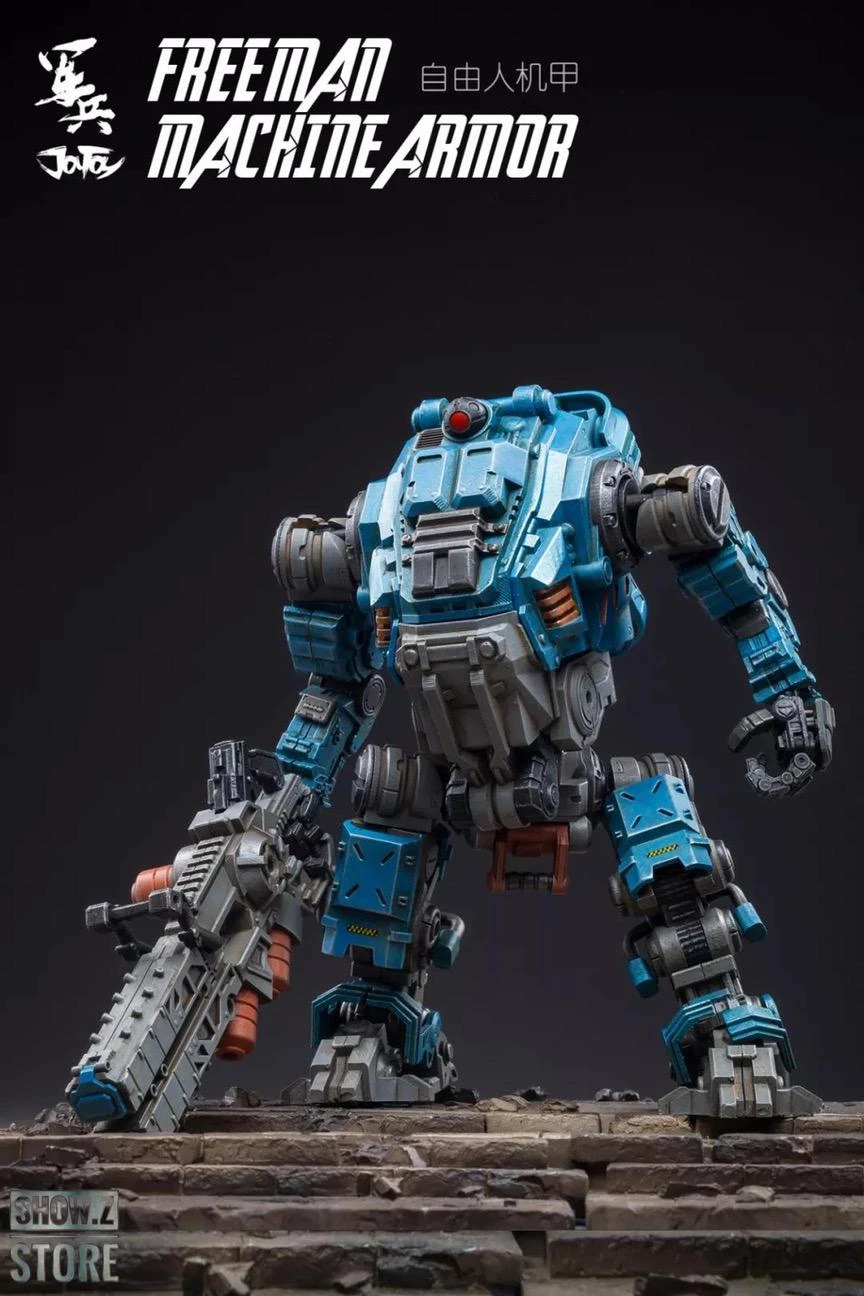JoyToy Source Acid Rain 1/18 Freeman Machine Armor W/ Pilot Mechas & Soldiers Figure Set Navy Blue Version 21 JoyToy Source Acid Rain 1/18 Freeman Machine Armor W/ Pilot Mechas & Soldiers Figure Set Navy Blue Version - Image 19