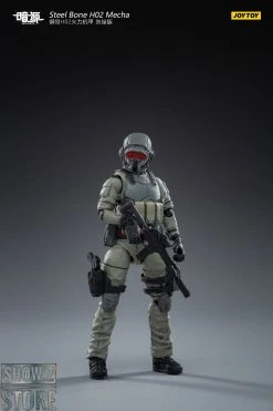 JoyToy Source 1/24 H02 Steel Bone Firepower Mecha Grey-Green Color W/ Pilot -model store 9df1b815e7