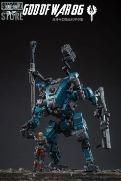 JoyToy Source Acid Rain 1/25 God Of War 86 Medium-Sized Mecha Figure Set Blue Version -model store 9e86f624c5