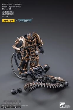 JoyToy Source 1/18 Warhammer 40K Chaos Space Marine Black Legion Havocs Marine 04 -model store 9ec63946f0