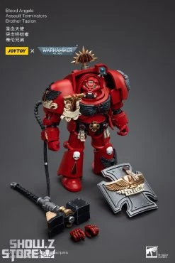 JoyToy Source 1/18 Warhammer 40K Blood Angels Assault Terminators Brother Taelon -model store 9f248ffb59