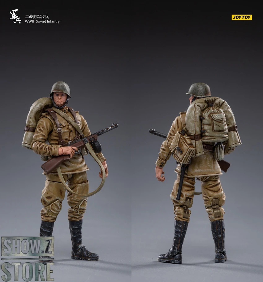 JoyToy Source 1/18 WWII Soviet Infantry Set Of 5 18 JoyToy Source 1/18 WWII Soviet Infantry Set Of 5 - Image 16