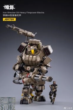 JoyToy Source 1/24 Iron Wrecker 04 Heavy Firepower Mecha W/ Pilot -model store a1670f10dc