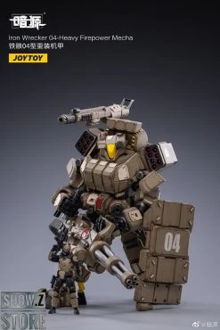 JoyToy Source 1/24 Iron Wrecker 04 Heavy Firepower Mecha W/ Pilot -model store a2ae8ecff9