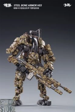 JoyToy Source 1/25 H03 Steel Bone Attack Mecha Desert Color W/ Pilot -model store a34d27e2ef