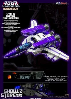 KitzConcept 1/72 Macross VF-1S God Of Flame Purple Limited Edition W/ Fast Pack Armor -model store a35476daf3