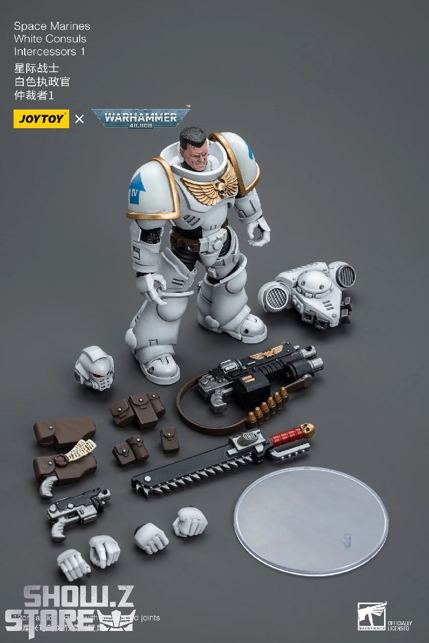 JoyToy Source 1/18 Warhammer 40K Space Marines White Consuls Intercessors 1 4 JoyToy Source 1/18 Warhammer 40K Space Marines White Consuls Intercessors 1 - Image 2