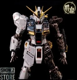 [SZ Custom] Bandai Custom RG 1/144 RX-93 Nu Gundam W/ Electroplated Chrome Painting -model store a557ab35d2